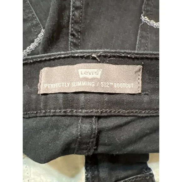 Levi's Women's Boot Cut Jeans - Dark Gray - Picture 5 of 5